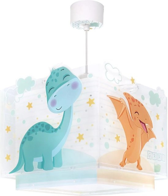 Dalber Kinderzimmer Deckenlampe mit Dinosaurier-Motiv in Mehrfarbig und Warmweiß - Bild 1