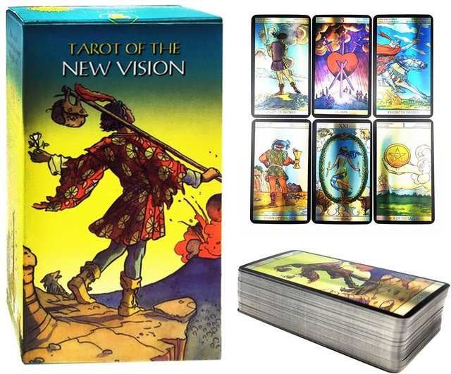 78er Tarotkarten, holografisch beschichtetes Papier, Tarotdeckzubehör - Bild 1