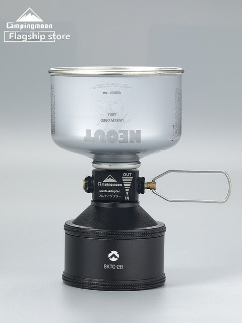CAMPINGMOON Druckentlastungsventil und Outdoor-Mehrfach-Gasflaschenadapter als Flachgas-Ladeadapter - Bild 1