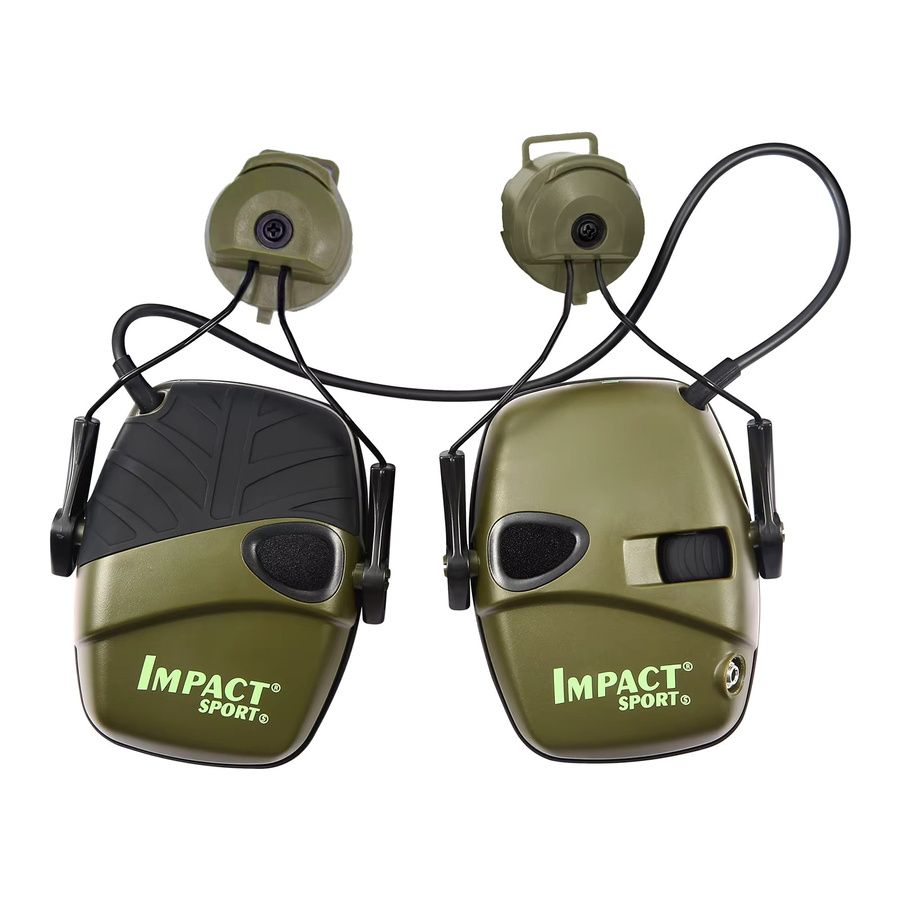 YHKEMA Taktischer Elektronischer Gehörschutz Black Over-Ear Headset mit Soundverstärkung für Jagd und Sport - Bild 2