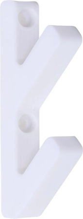Denpanels 3D Haken für Akustikpaneele zum Aufhängen, Weiß, 2 Stück