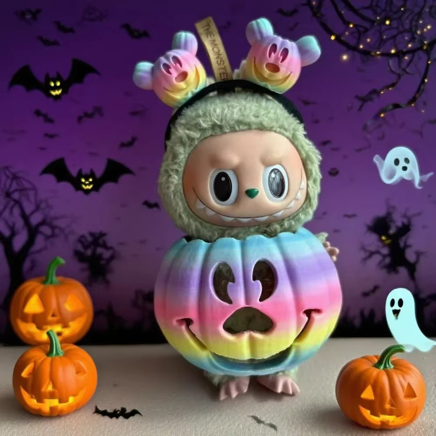Hot Toys Labubu Halloween-Kürbis Baby-Kleidungsset, Plüsch / Textil, Bunt / Mehrfarbig - Bild 3