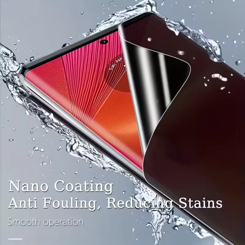 3 Stück Hydrogel Sichtschutzfolie für Motorola Moto Edge 60 70 Fusion X70 Air Pro, transparent - Bild 2