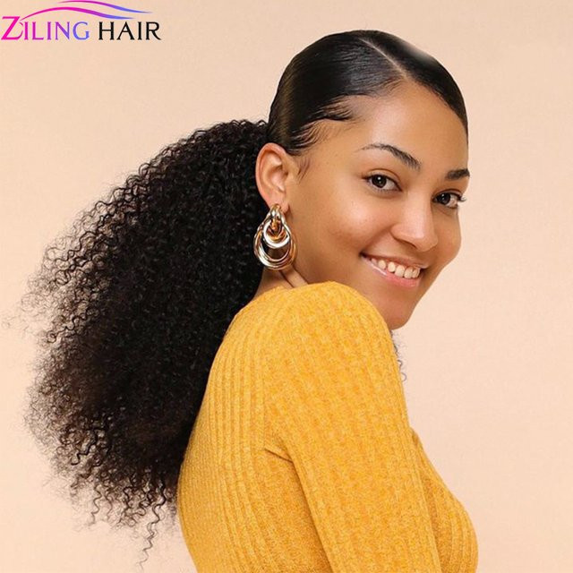ZILING Haarverlängerung, lockiges Haar, 100g, Damen - Bild 1