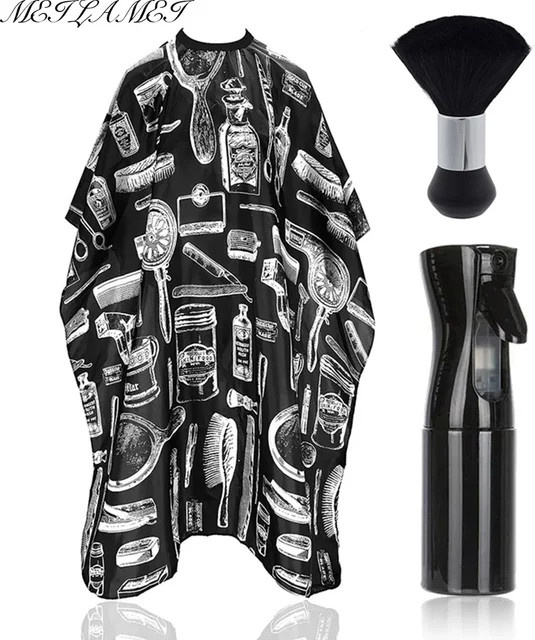 Friseurschal Lätzchen Set, Nylon, Unisex - Bild 1