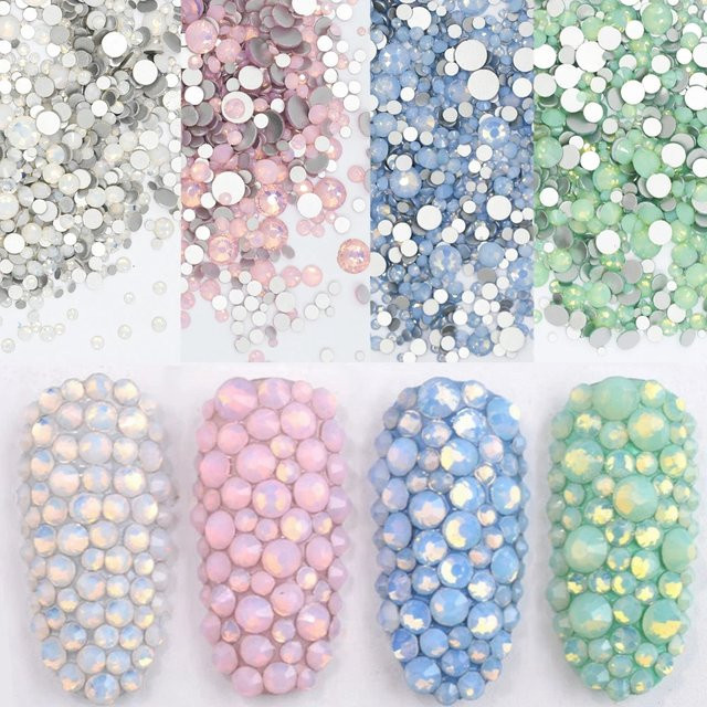 nailsworld Opal Nail Art Strass Dekoration, Kristall, Schimmernd, 5 g - Bild 1