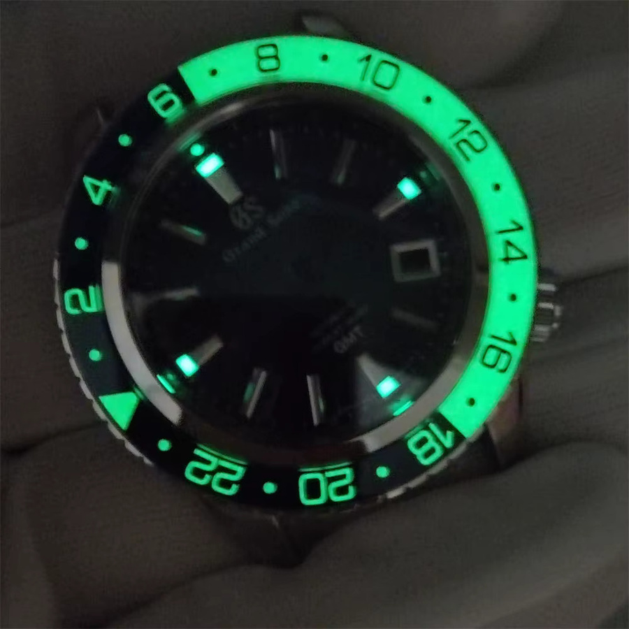 Orient Uhrengehäuse, Edelstahl, 42,5 mm, Saphirglas, GMT, NH34 Uhrwerk - Bild 2