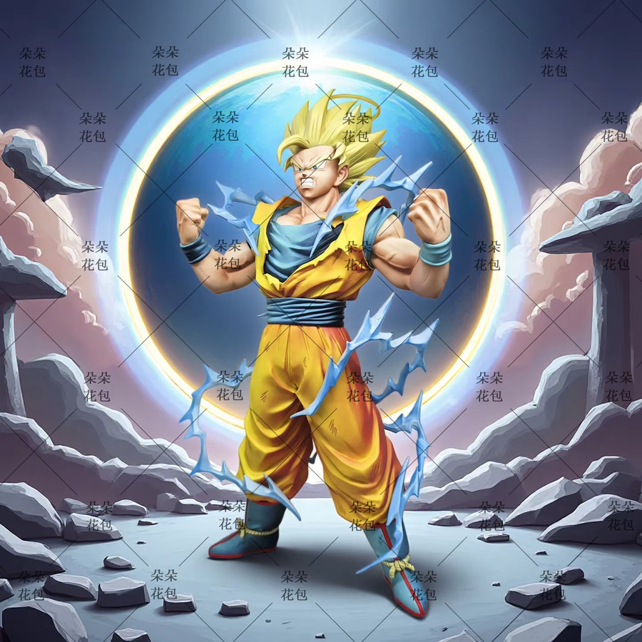 Bandai Dragon Ball Super Saiyajin 2 Son Goku Figur, PVC-Statue, Kunststoff - Bild 3