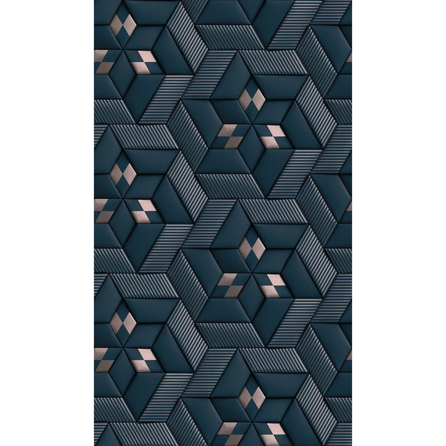 A.S. Création Vliestapete David Vienna mit abstraktem 3D-Grafik-Design in Blau-Grau, B/H: 280 x 159 cm - Bild 2