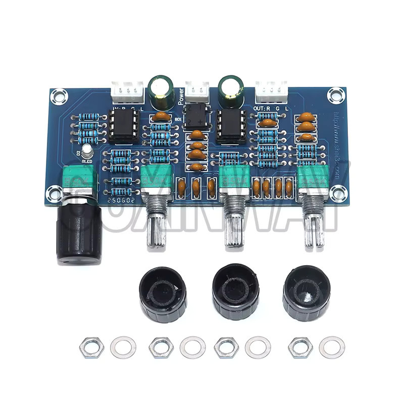 GUXINWAY XH-A901 NE5532 Tone Board Vorverstärker mit Höhen Bass und Lautstärkeregelung in Blau - Bild 2