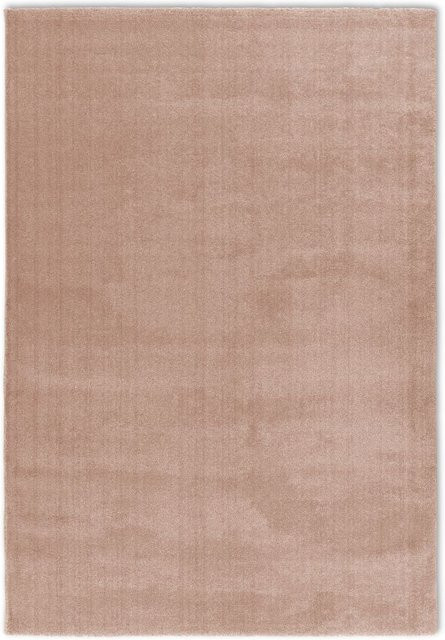 Moderner Teppich DOMASO Astra in Pink und Beige, pflegeleicht und fußbodenheizunggeeignet, B/T: 133 x 190 cm - Bild 1