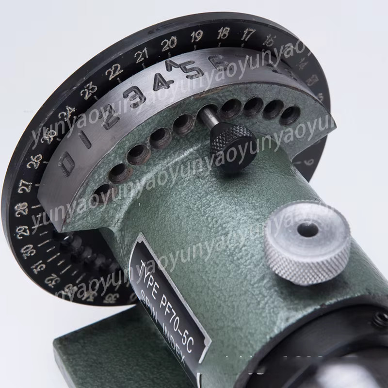PF70-5C Indexierkopfhalter für Fräs- und Schleifmaschinen, passend für 2-5 Zoll Standardfutter, Grau, Breite: 236,0 cm, Tiefe: 134,0 cm - Bild 3