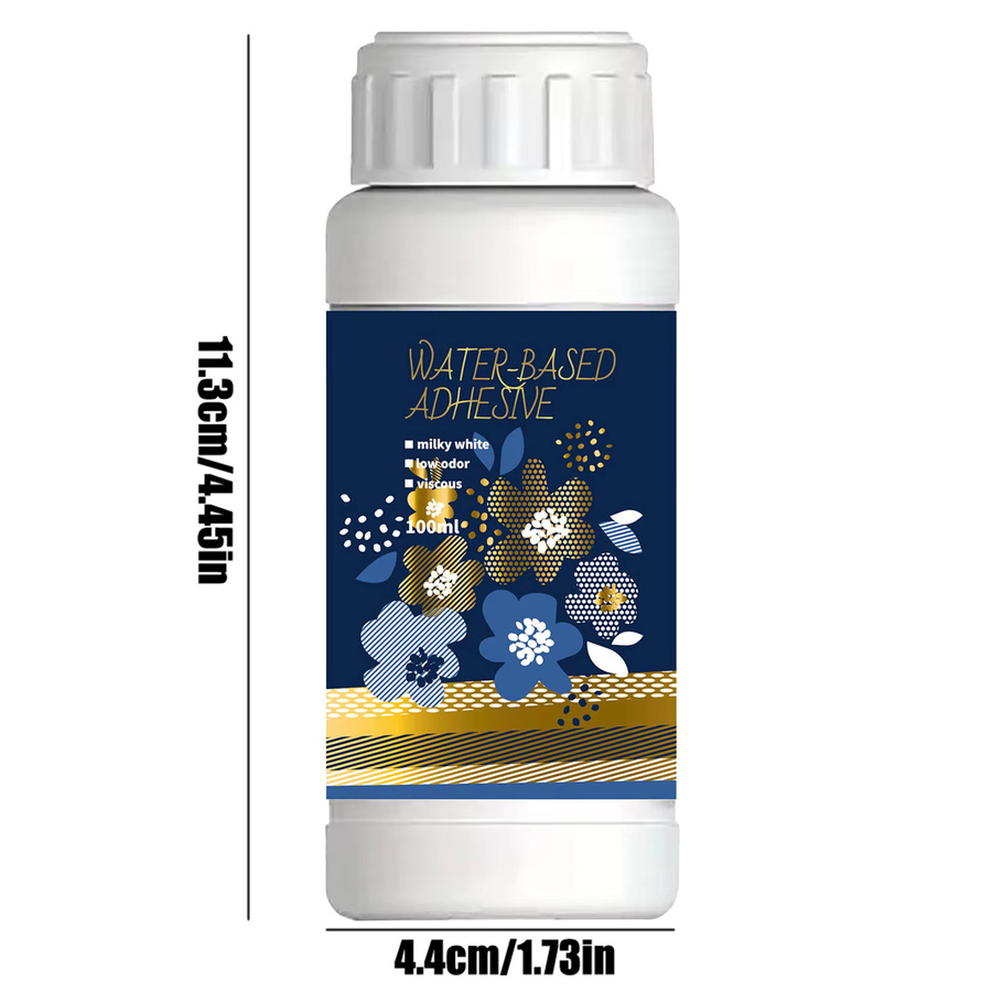 Golden Leaf Vergoldungsklebeset wasserbasierter Epoxidharzkleber für Metallfolie, Kunsthandwerk und Schmuckherstellung auf Holz und Glas, 100 ml oder 200 ml - Bild 1
