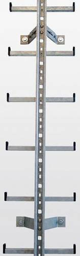 MUNK Günzburger Steigtechnik Einholmleiter aus Aluminium in Silber, Länge: 140 cm - Bild 1