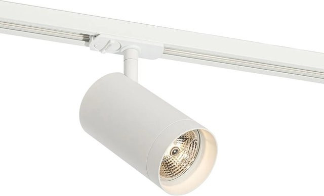 QAZQA Moderner LED Spot Iconic Jeana Luxe Weiß für 1-phasiges Schienensystem mit GU10 Fassung und Reflektor, dimmbar - Bild 1