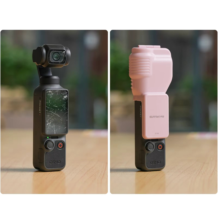 DJI Osmo Pocket 4 Schutzhülle mit integriertem Gimbal und Displayschutz in Schwarz - Bild 2
