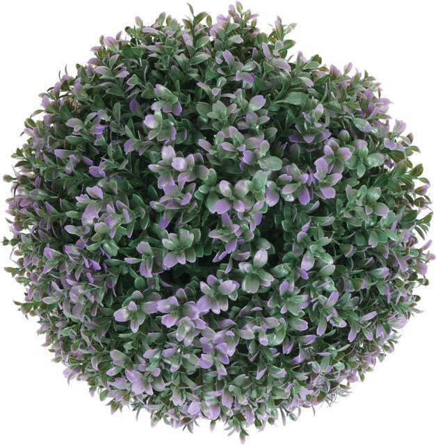 MCW Künstlicher Busch L77 in Lila, Topfpflanze für den Tisch, Durchmesser: 35 cm - Bild 1