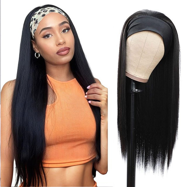 G&T Wig Stirnband-Perücke, synthetisch, glatt, Damen - Bild 1