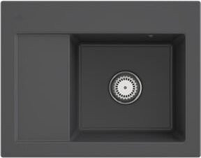 Villeroy & Boch Spüle Subway 45 Compact in Grau mit Ablaufgarnitur aus Keramik und CeramicPlus Beschichtung - Bild 1