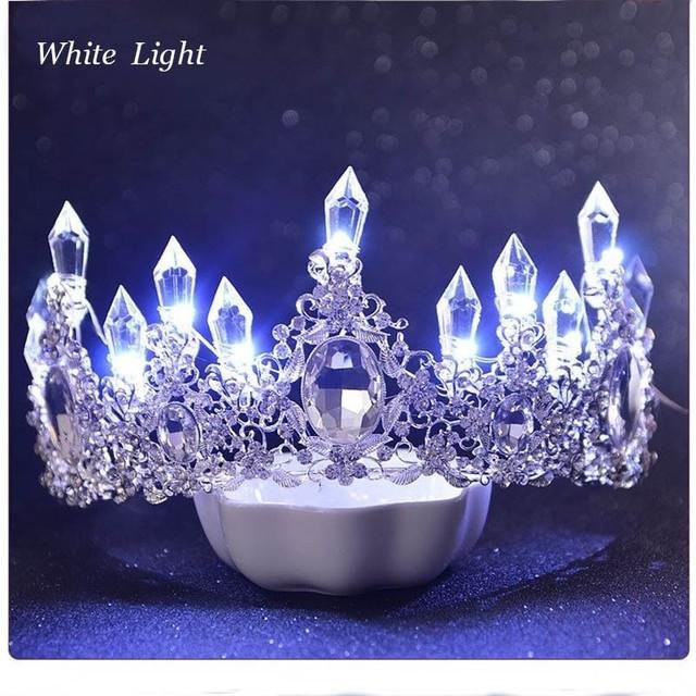 Wucifang Jewelry Diadem, Weiß, Kristall, Damen, Hochzeit - Bild 1