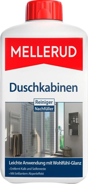 Mellerud Duschkabinenreiniger Nachfüllflasche in Weiss/Rot, 1 l - Bild 1