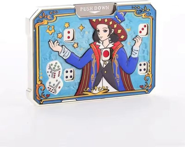 Discover Intime Stressabbau Metall Glückswürfel, Kartenspiel, EDC Fingerspitzen Kreisel - Bild 1