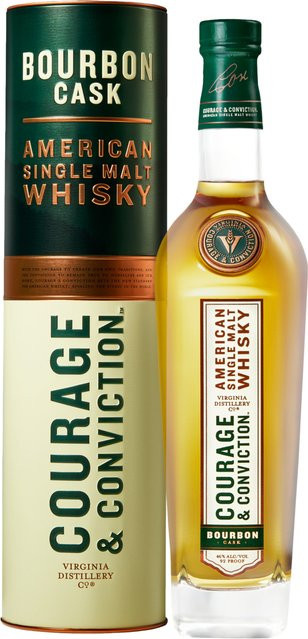 Courage & Conviction Whisky, Bourbon Cask, USA, 46 % Vol., 0,7 l - Bild 1