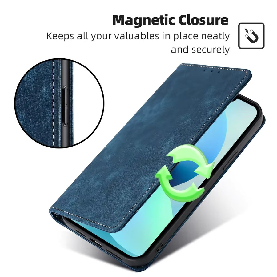 Business Magnetische Leder Brieftasche Handyhülle für Honor Play 50 Plus, 8t, X50i Plus 5G und X7b 4G Flip Case mit Kartenfächern und RFID-Schutz - Bild 2