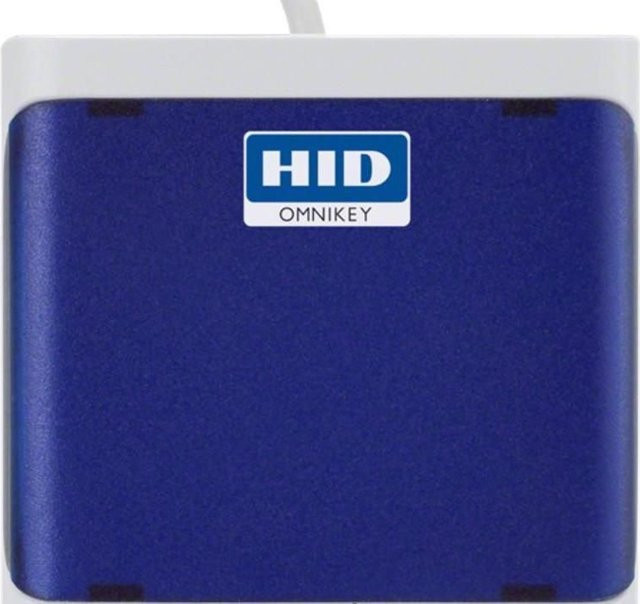 HID Omnikey 5027 NFC Chipkartenleser USB 2.0 kontaktlos in Dunkelblau R50270001 - Bild 1