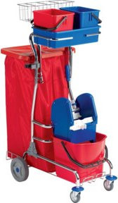 Reinigungswagen von EVO Products, B/T/H: 75 cm x 46 cm x 122 cm - Bild 1