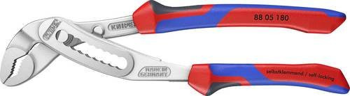 Knipex Alligator Wasserpumpenzange 88 05 180 in Silber mit Mehrkomponenten-Griff - Bild 1