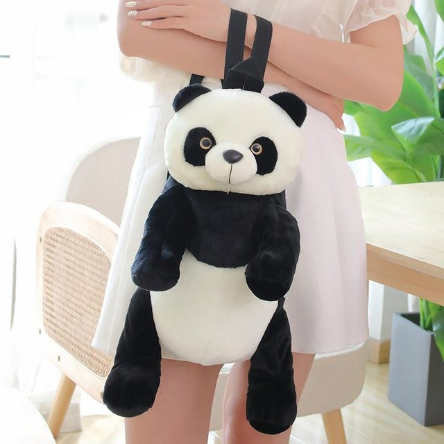 BC Pet Supplies Panda-Plüsch-Rucksack, Umhängetasche, ab 14 Jahren - Bild 1
