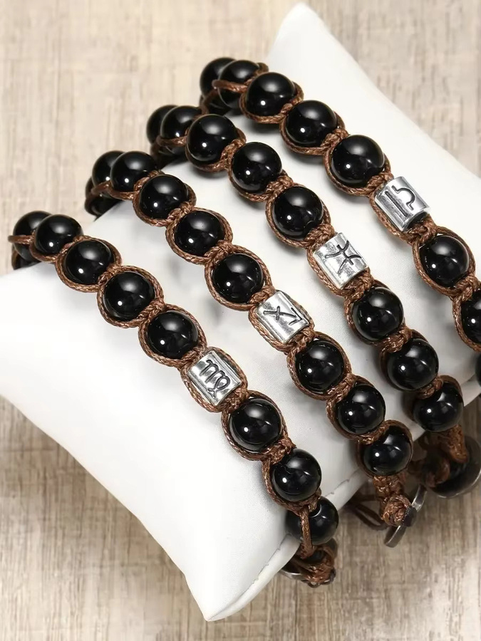 SANSWL Armband, Obsidian, Schwarz, Herren - Bild 6