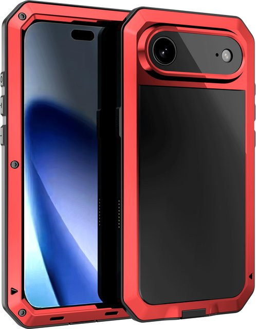 Thunder ii Heavy Duty Aluminium Panzer Hülle für iPhone 17 Air, iPhone 17 Pro und iPhone 17 Pro Max in Rot - Bild 1