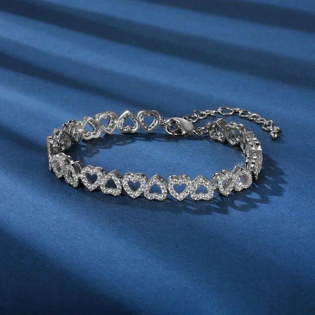 Lucky Star Jewelry Armband, Silber, Messing, Zirkonia, Damen - Bild 1