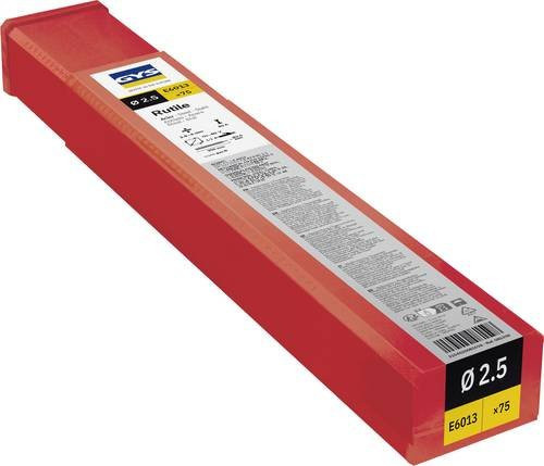 GYS Rutil E6013 Schweißelektroden, Durchmesser: 2,5 mm, Länge: 350 mm, 75 Stück - Bild 1