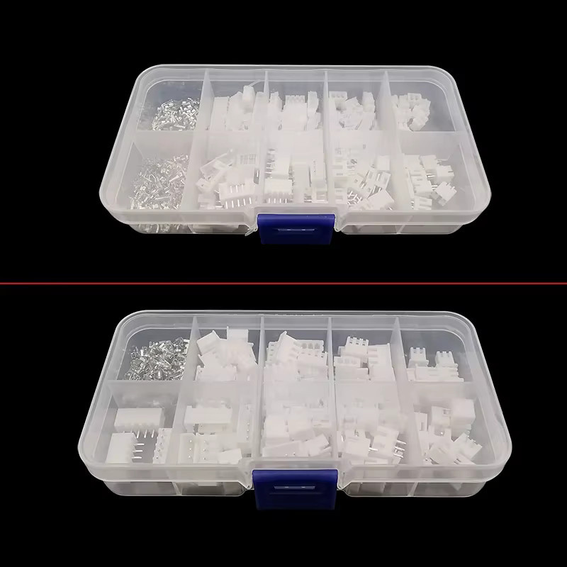 JST PH 2,0mm und XH 2,54mm Pitch Terminals Kit mit 230 Teilen, Männliche und Weibliche Stecker sowie Kunststoffgehäuse und Header in Weiß - Bild 3