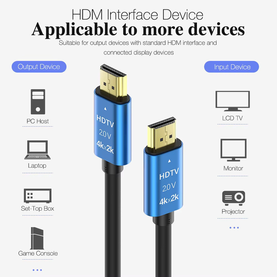 HDMI 2.0 Kabel für 4K/60Hz mit Audio-Unterstützung, kompatibel mit Xiaomi Mi Box und PS4, Länge: 5 m und 20 m verfügbar - Bild 6