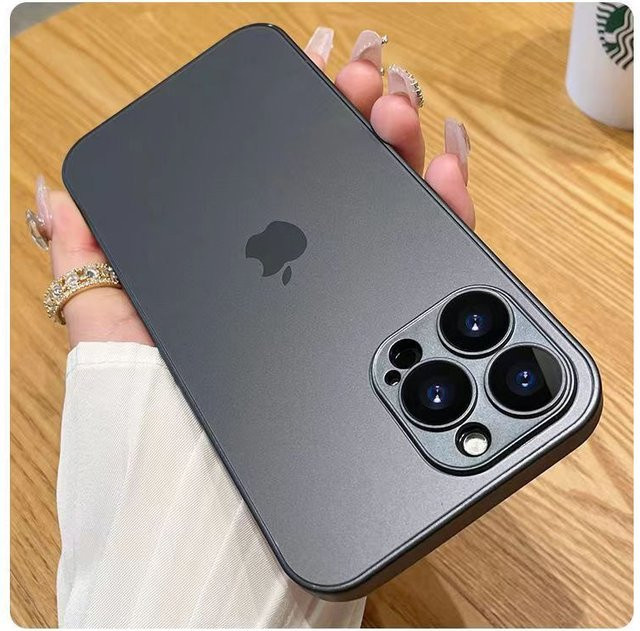 Transluzente Schutzhülle für Apple iPhone 14 Pro Max, 13, 12, 11 und 15, 16 Pro Max, Plus in Weiß - Bild 1