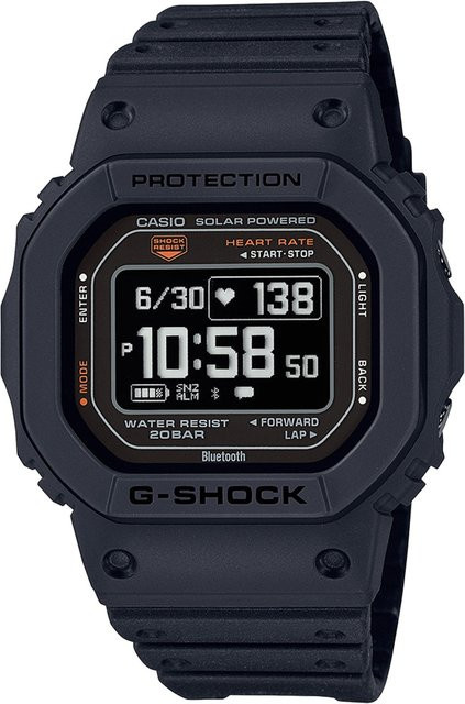 Casio G-Shock G-Squad DW-H5600-1ER Herrenuhr in Schwarz mit Bluetooth und 20ATM Wasserdichtigkeit - Bild 1