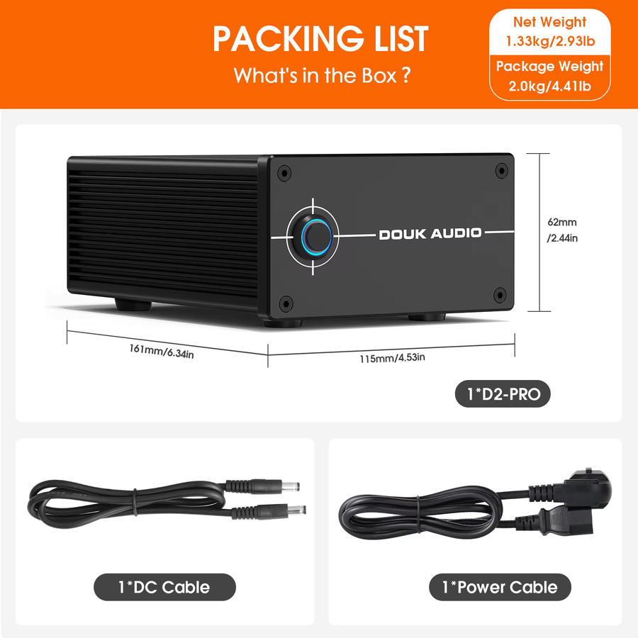 Douk Audio Lineares Netzteil DC 12V 35W Schwarz für Vorverstärker und DAC - Bild 5