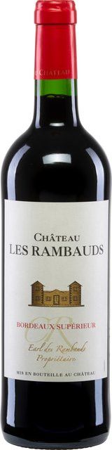 Château Les Rambauds Bordeaux Supérieur Rotwein, 2023, Bordeaux, trocken, 0,75 l - Bild 1