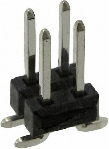 Molex Einbau-Stiftleiste Standard 2 Reihen Schwarz 15912040 - Bild 1