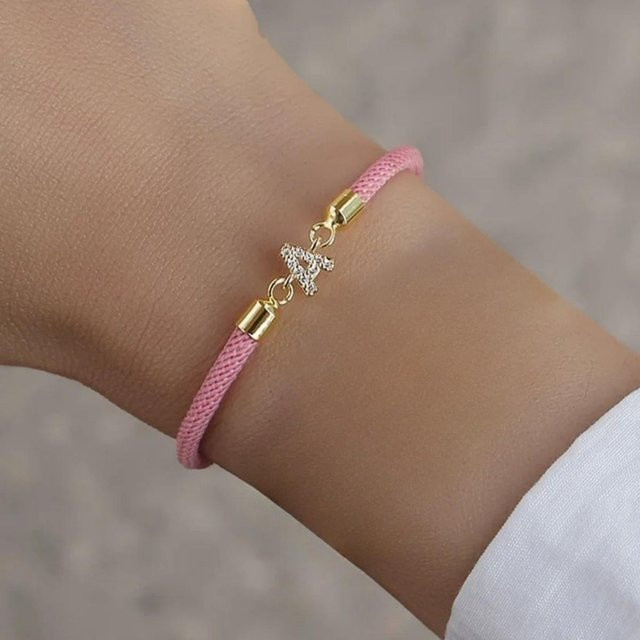 YULIN Gliederarmband, Kupfer, rosa, Zirkonia, Damen - Bild 1
