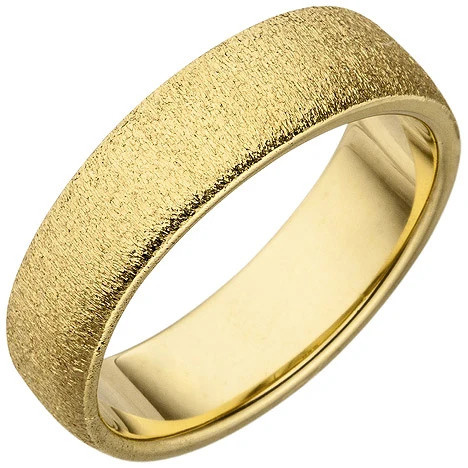 Colfem Ring 925 Silber, gold vergoldet, Damen, Ringgröße 54 - Bild 1