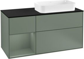 V&B Waschtischunterschrank Finion in Lackoptik, Breite: 120 cm, Tiefe: 50,1 cm, Höhe: 50,1 cm - Bild 1