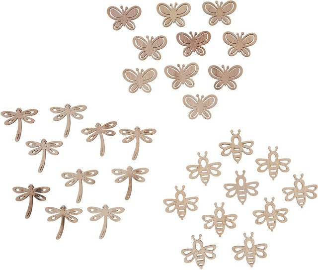 VBS Streuteile Maja aus Sperrholz in Beige für Frühling und Ostern - Bild 1