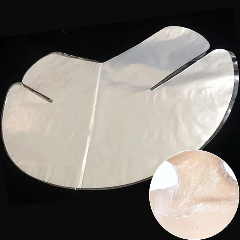 Einweg Halsmasken Film, 100 Stück, Transparent, Unisex - Bild 2