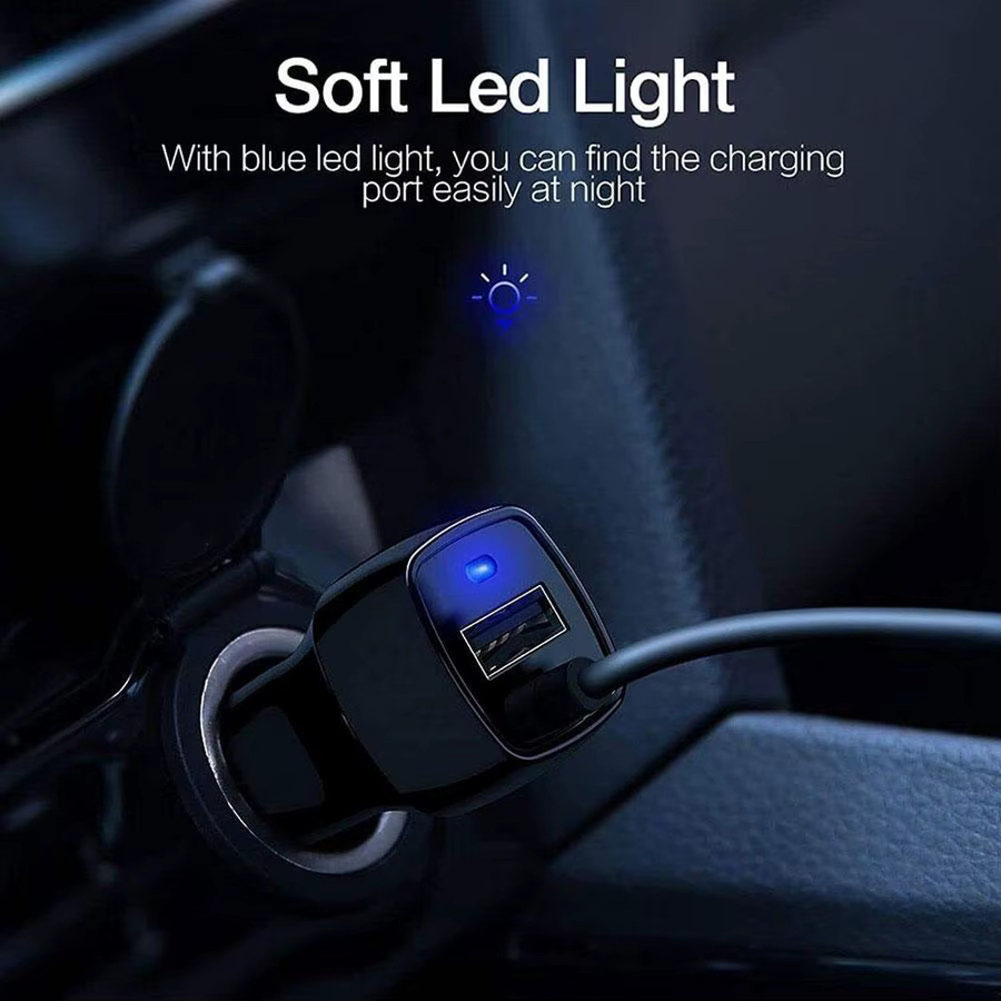 Schnelles USB-C Auto-Ladegerät mit QC 3.0 für Samsung S21 S22 S23 und Lkw in Schwarz - Bild 3