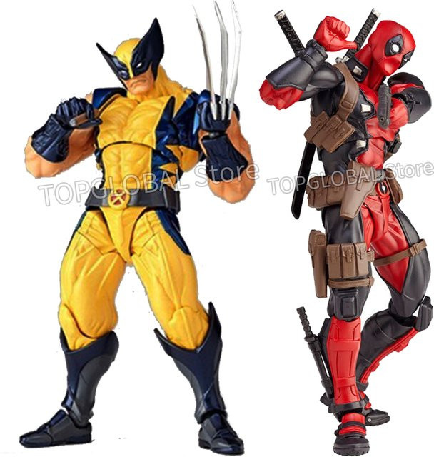 Yamaguchi Deadpool & Wolverine Actionfigur, Marvel, Kunststoff - Bild 1
